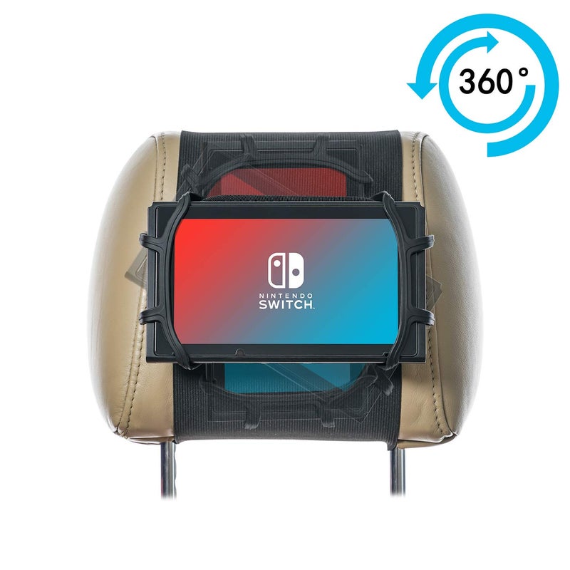TFY Ninitendo Switch Car Mount Swivel Car Headrest Mount Silicon Holder for Game Machine Nintendo Switch 2 - Image 2